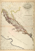 MOLLO,  TRANQUILLO: MAP OF DALMATIA
